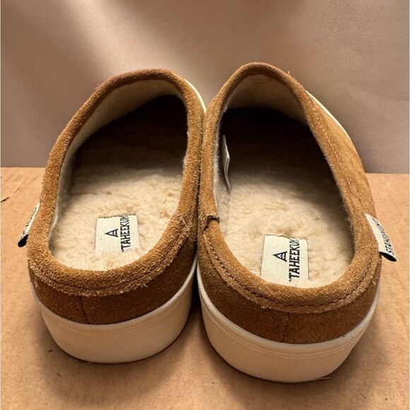 Staheekum cami mule chestnut tan suede size 7 bohemian casual Athleisure - Picture 5 of 8